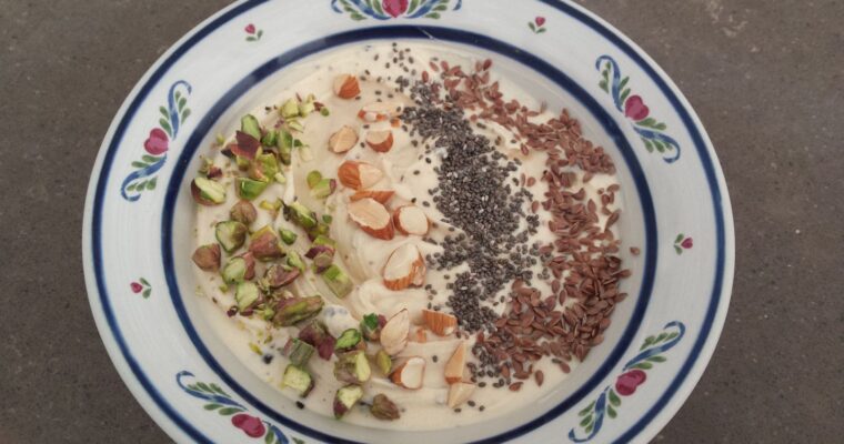 Nut, Seed & Yogurt Smoothie Bowl